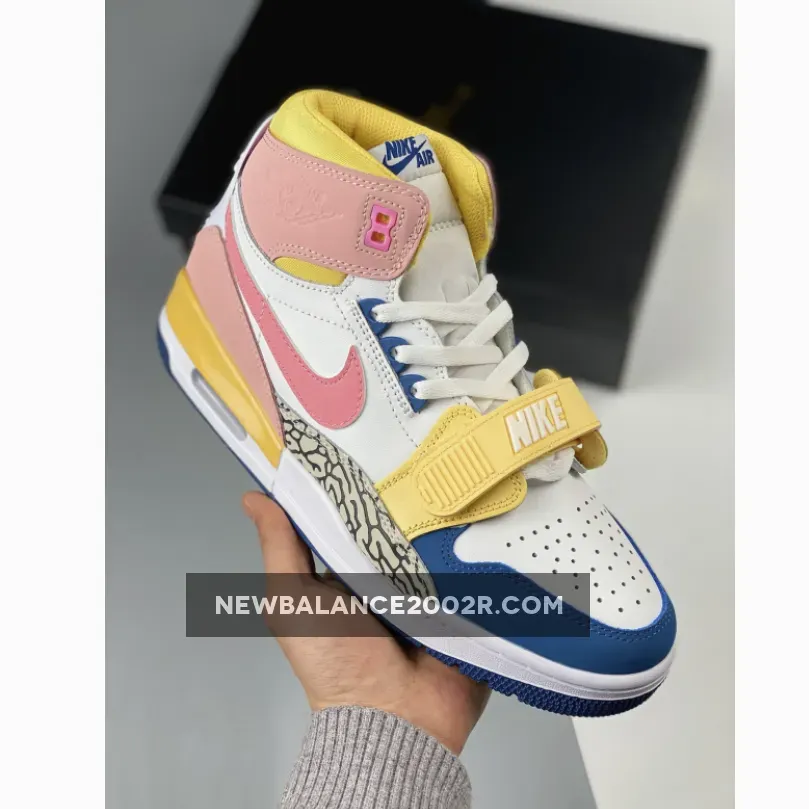 Jordan Legacy 312 "Multi-Color" White Coral Pink French Blue, Jordan Legacy 312 Multi Color FD9909-161