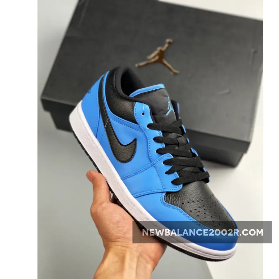 Air Jordan 1 Low University Blue/Black-White #nike air jordan 1 low university blue