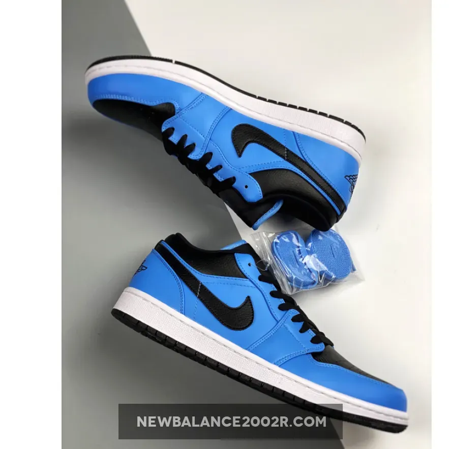 Air Jordan 1 Low University Blue/Black-White #nike air jordan 1 low university blue