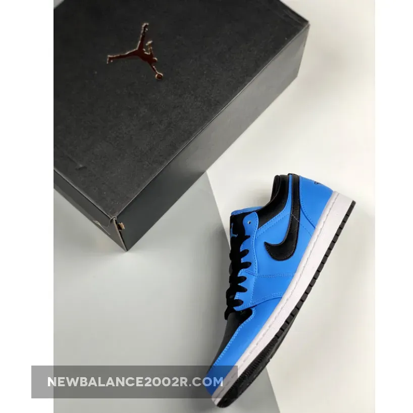 Air Jordan 1 Low University Blue/Black-White #nike air jordan 1 low university blue
