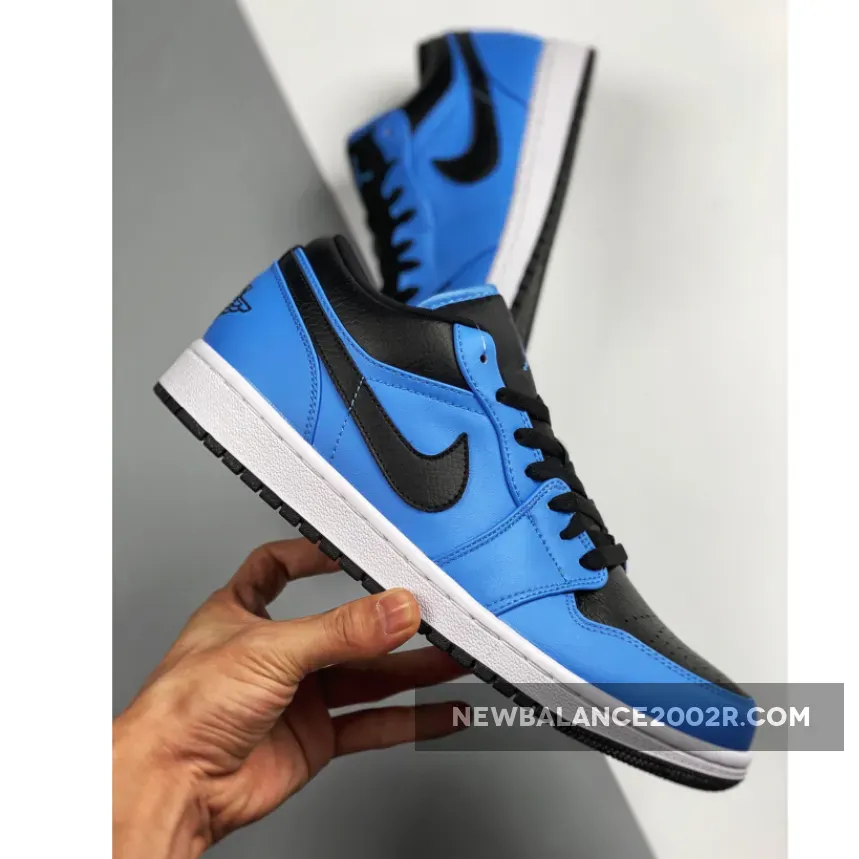 Air Jordan 1 Low University Blue/Black-White #nike air jordan 1 low university blue