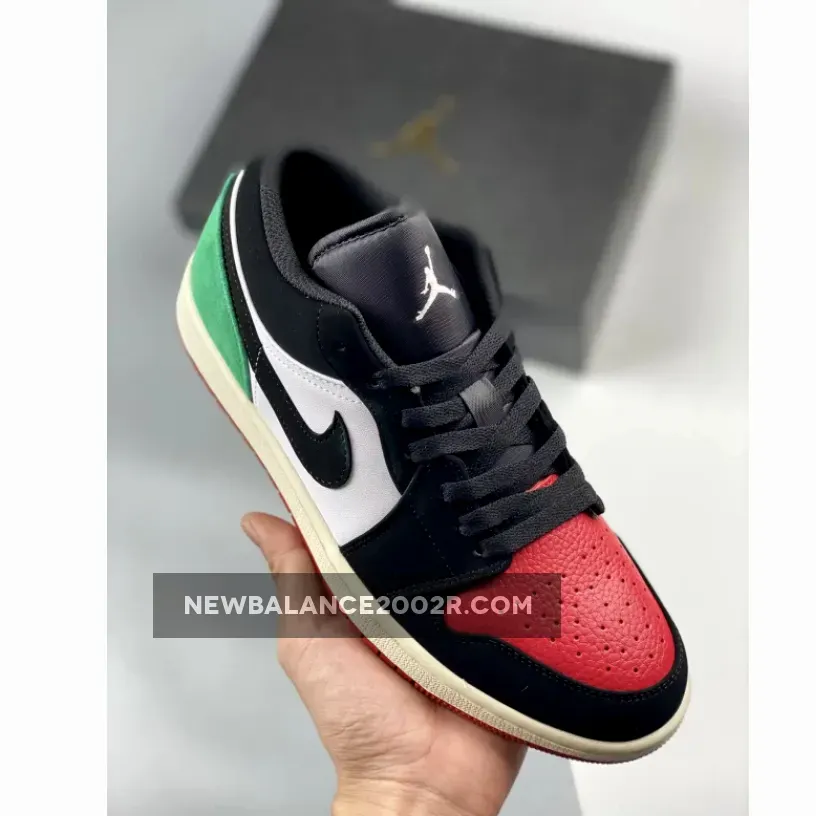 Quai 54 Jordan Air Jordan 1 Low 'Quai 54' White/Black-Red-Classic Green DQ6703-100