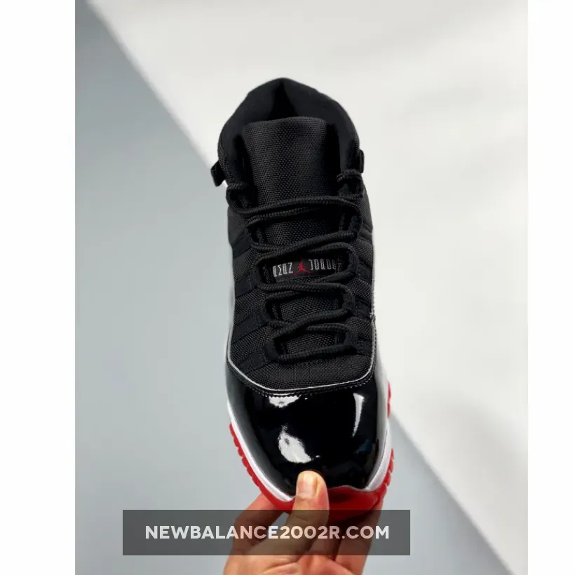 Nike Air Jordan 11 Retro 'Bred' 2019 Black/White/Varsity-Red Basketball Shoes 378037 061 AJ11 Sneakers - jordan bred retro 11