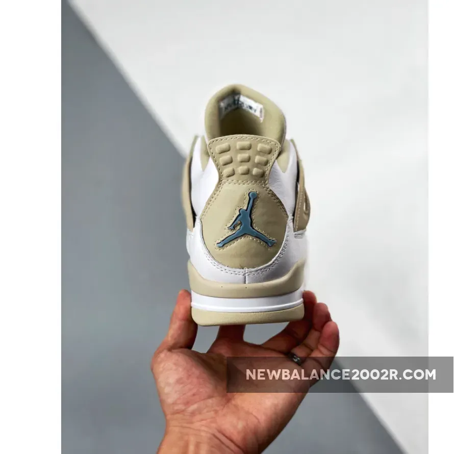 Air Jordan 4 Linen White/Boarder Blue-Light Sand 487724-118