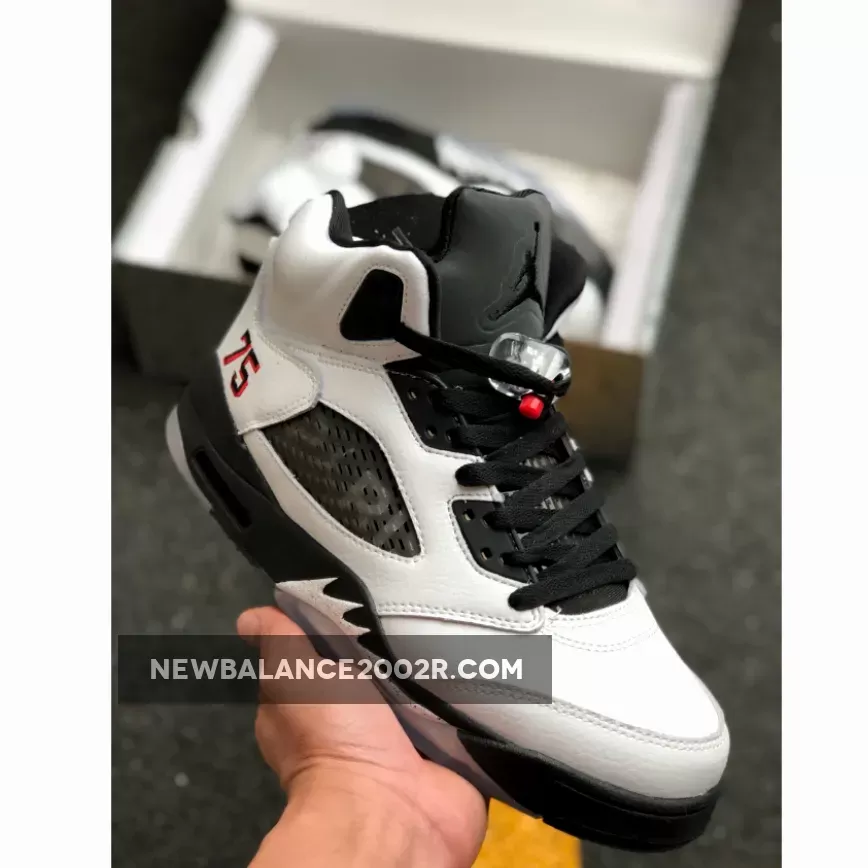 Restock Air Jordan 5 'PSG' White/Black / Aj5 Psg