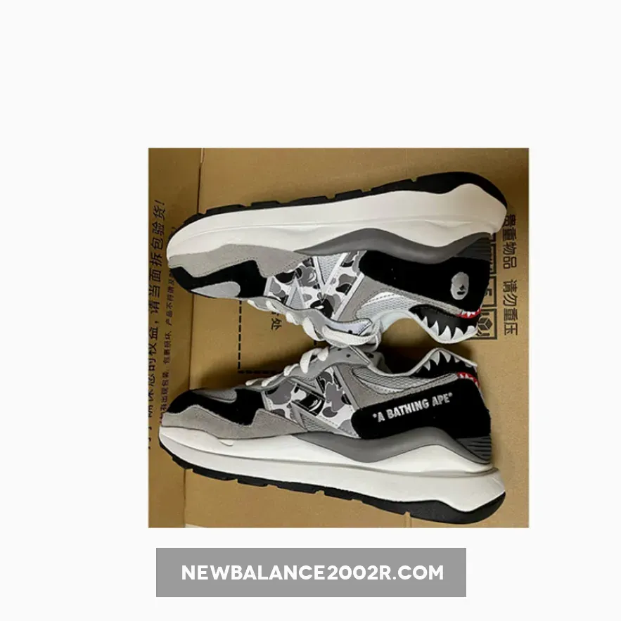 BAPE x New Balance 57/40 'Black/Grey' #new balance and bape collab