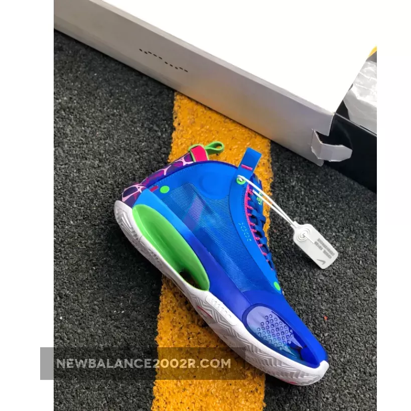 Jayson Tatum’s Air Jordan 34 ‘Blue O’ PE | jayson tatum blue shoes