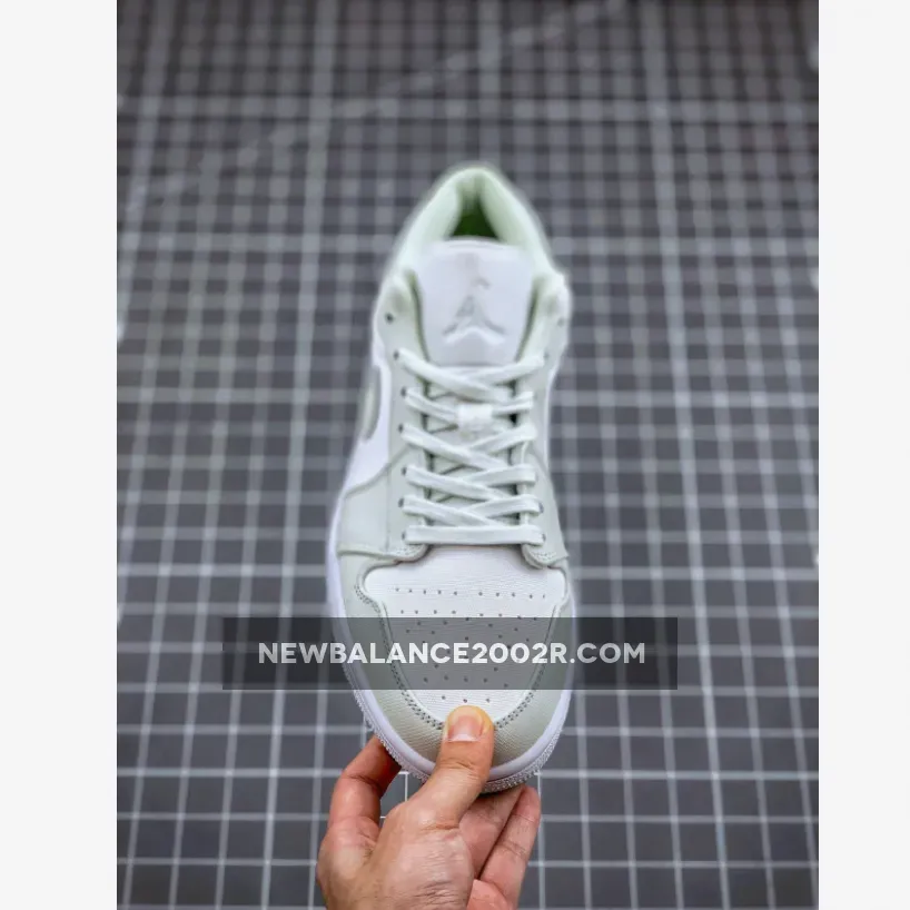 Air Jordan 1 Low White/Spruce Aura CW1381-003 #spruce aura jordan 1