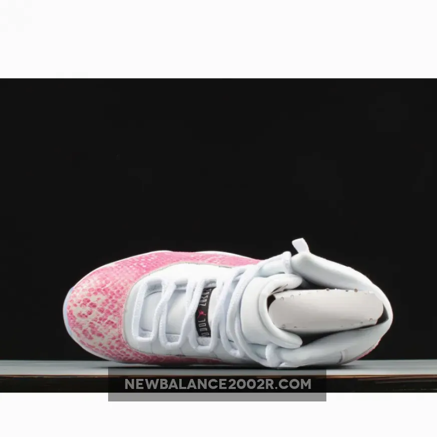 Air Jordan 11 High "Pink Snakeskin" White/Watermelon-Black Air Jordan 11 High "Pink Snakeskin" White/Watermelon-Black
