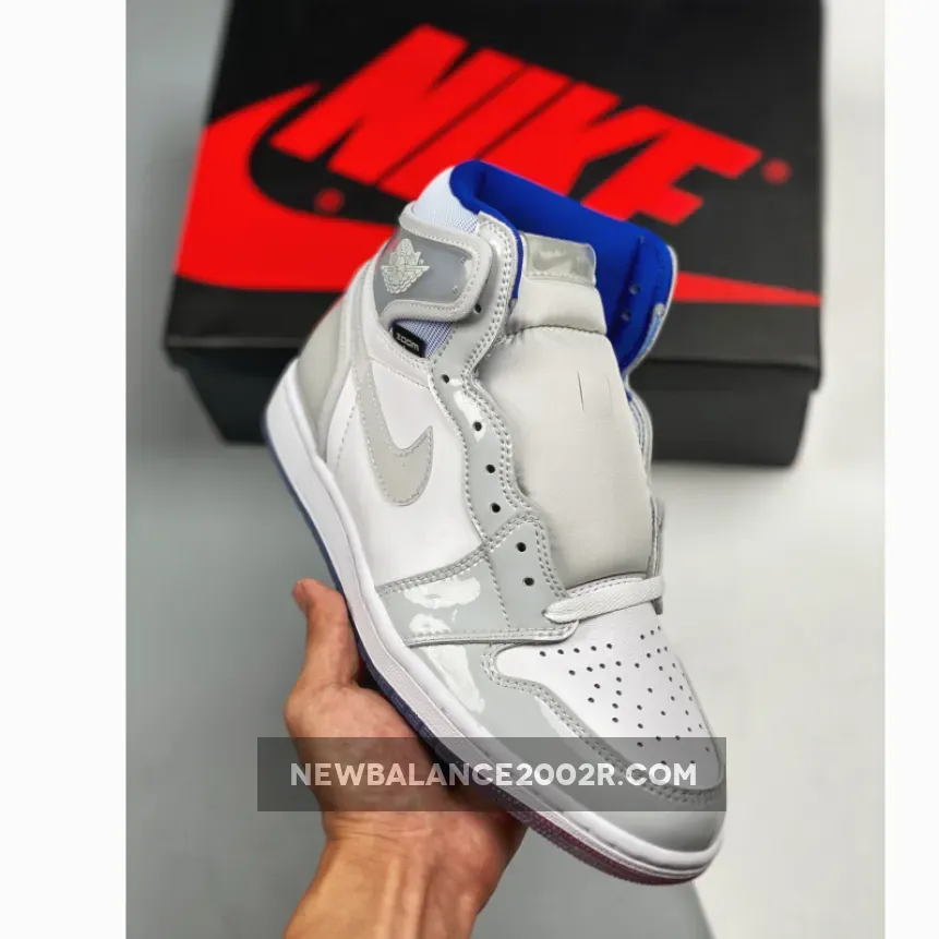 Air Jordan 1 High Zoom R2t Air Jordan 1 High Zoom 'Racer Blue' AJ1 White White CK6637-104