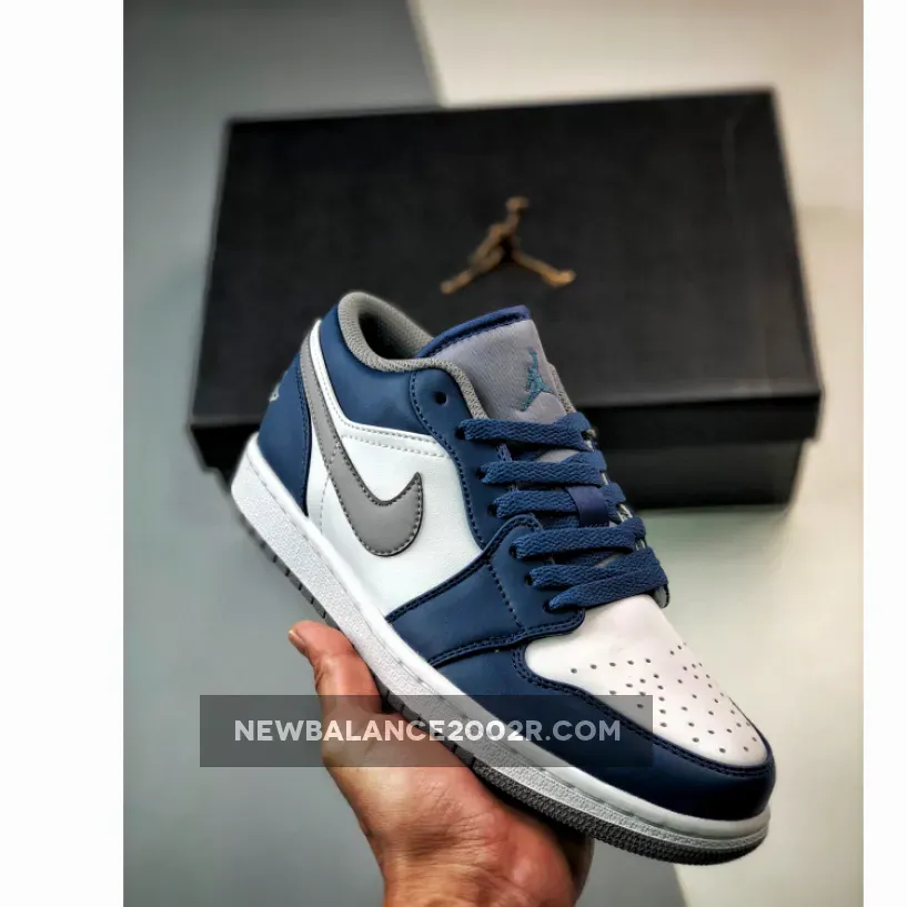 Air Jordan 1 Low True Blue , Air Jordan 1 Mid Cement Grey White True Blue 553558-412
