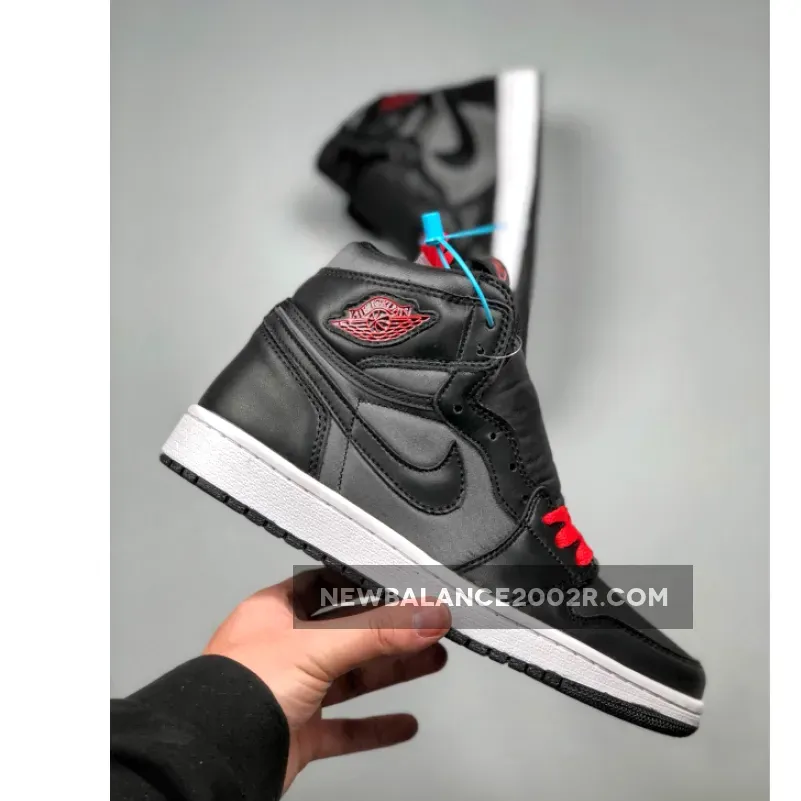 Jordan 1 Black Satin 555088-060 #nike air jordan red black