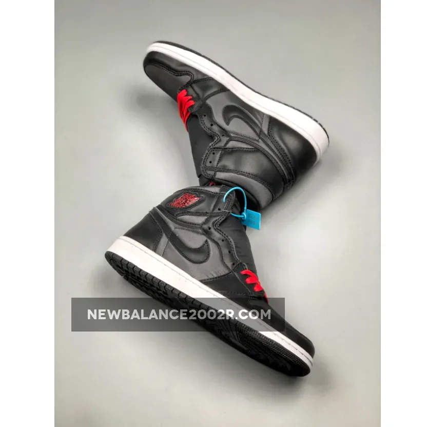 Jordan 1 Black Satin 555088-060 #nike air jordan red black