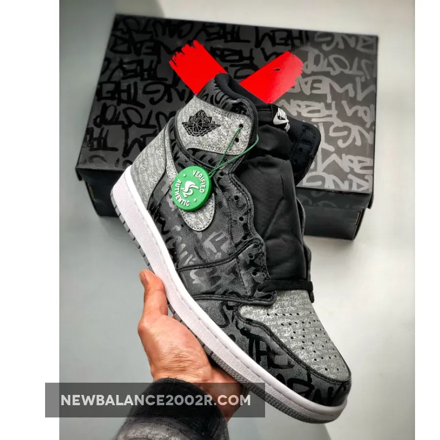 Air Jordan 1 High OG "Rebellionaire" Black/White-Particle Grey