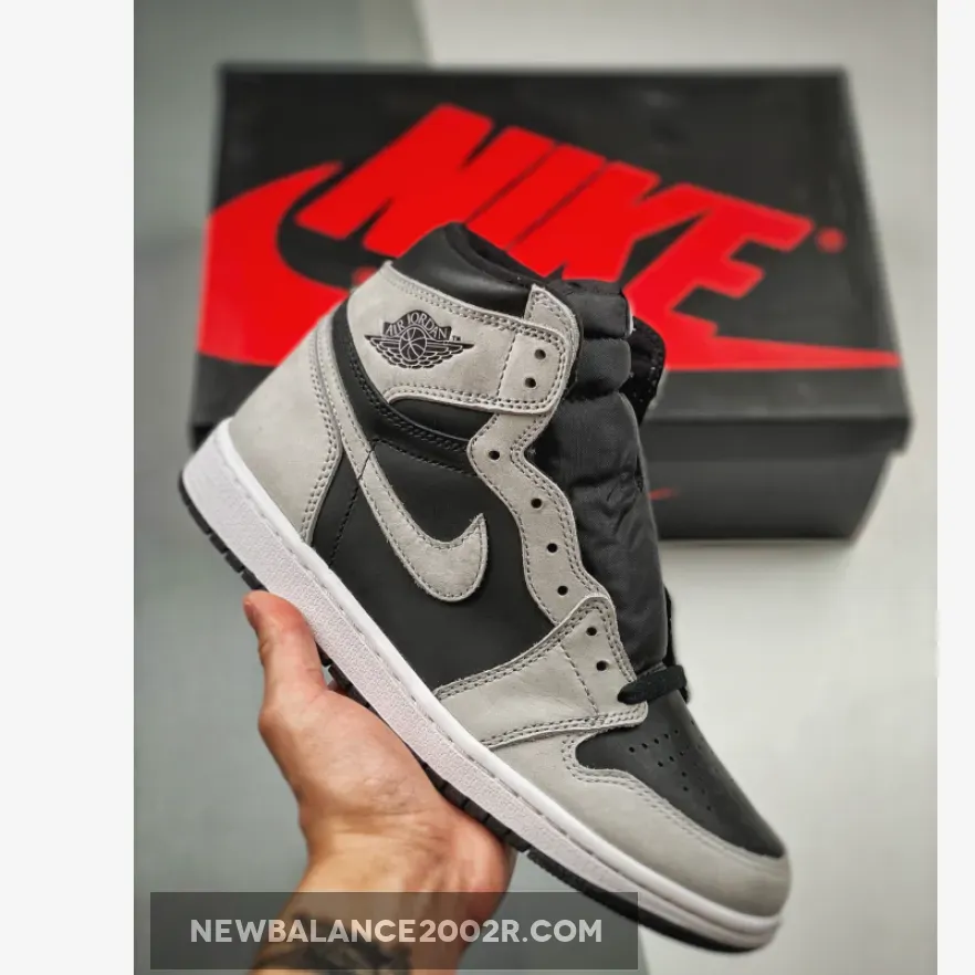 Air Jordan 1 High Og Shadow 2.0 Black/Light Smoke Grey-White AJ1