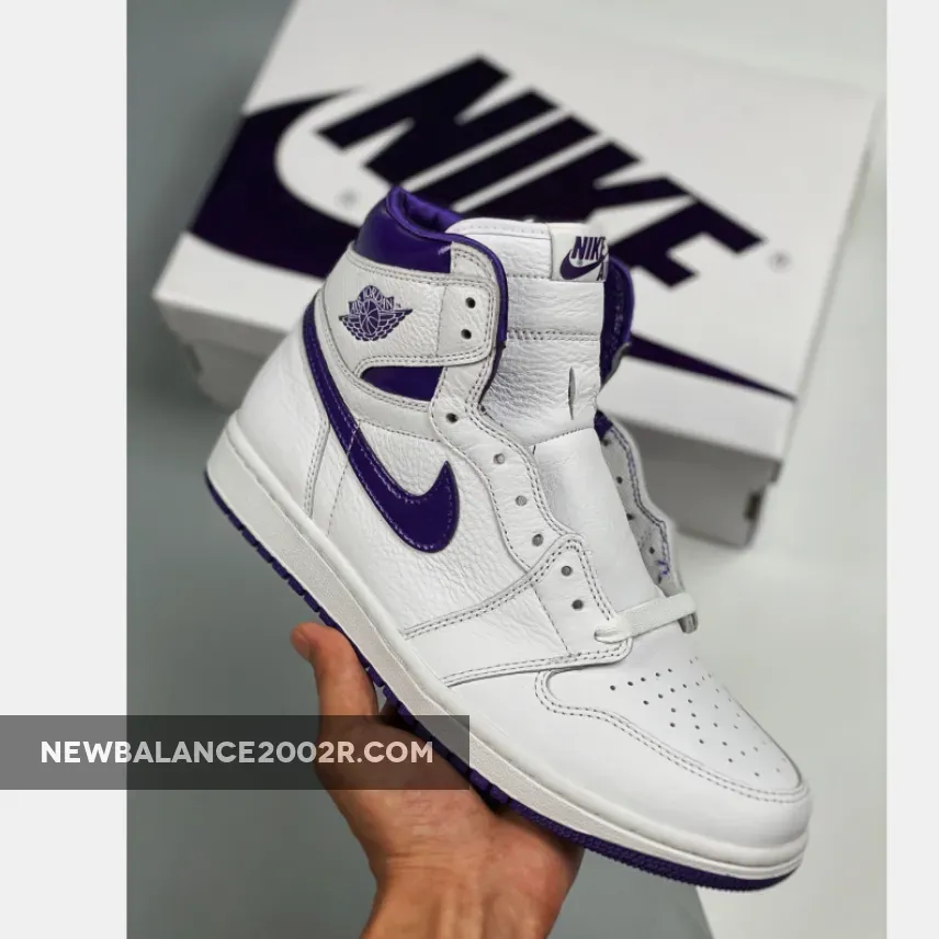 Air Jordan 1 High OG White/Court Purple