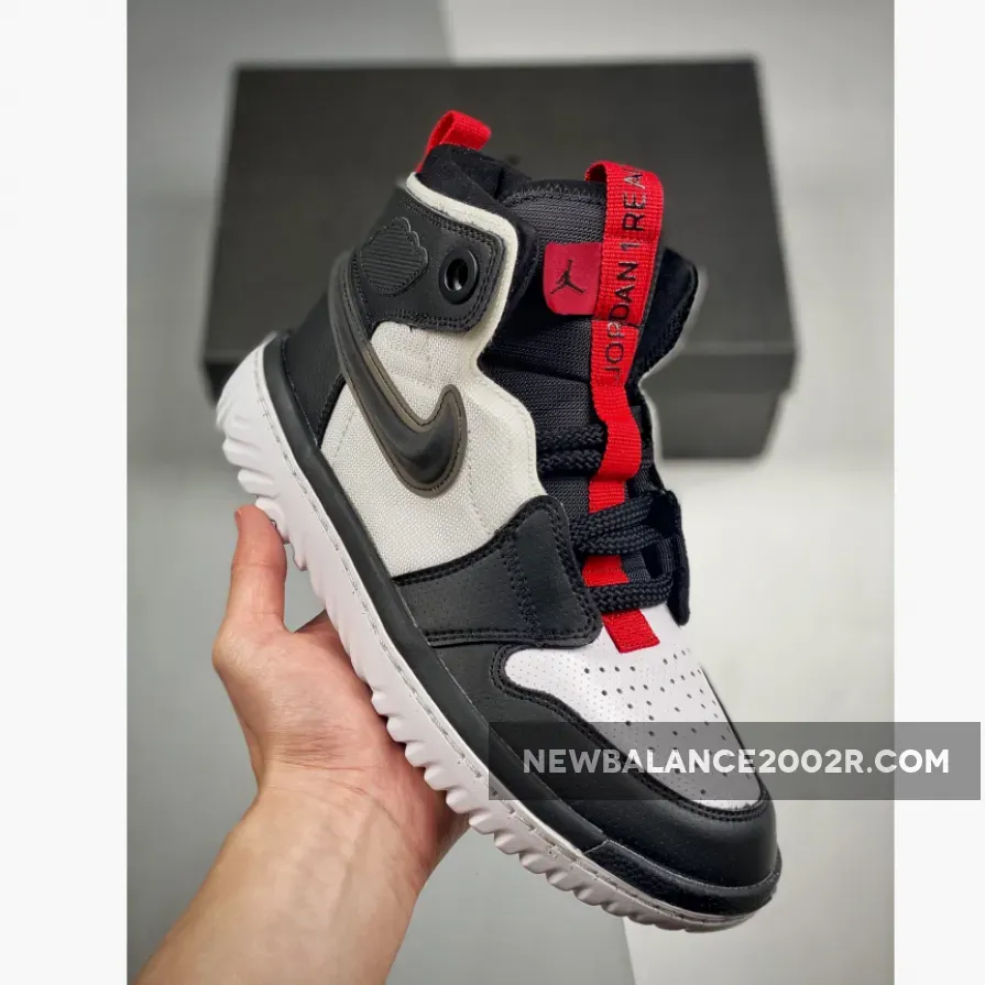 Air Jordan 1 High React White/Black-Red