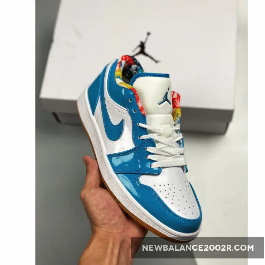 Air Jordan 1 Low Barcelona Print