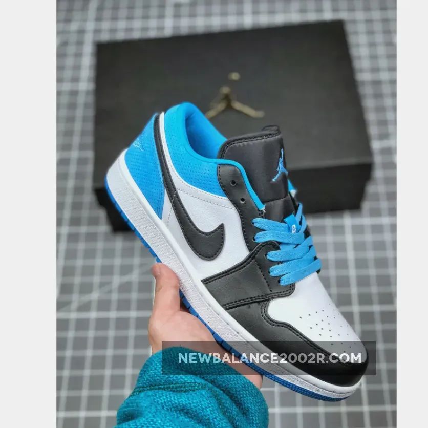 Air Jordan 1 Low BLACK/BLACK-LASER BLUE-WHITE AJ1