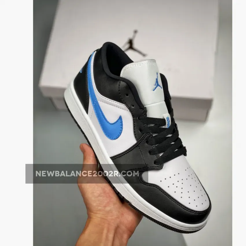Air Jordan 1 Low Black/University Blue-White