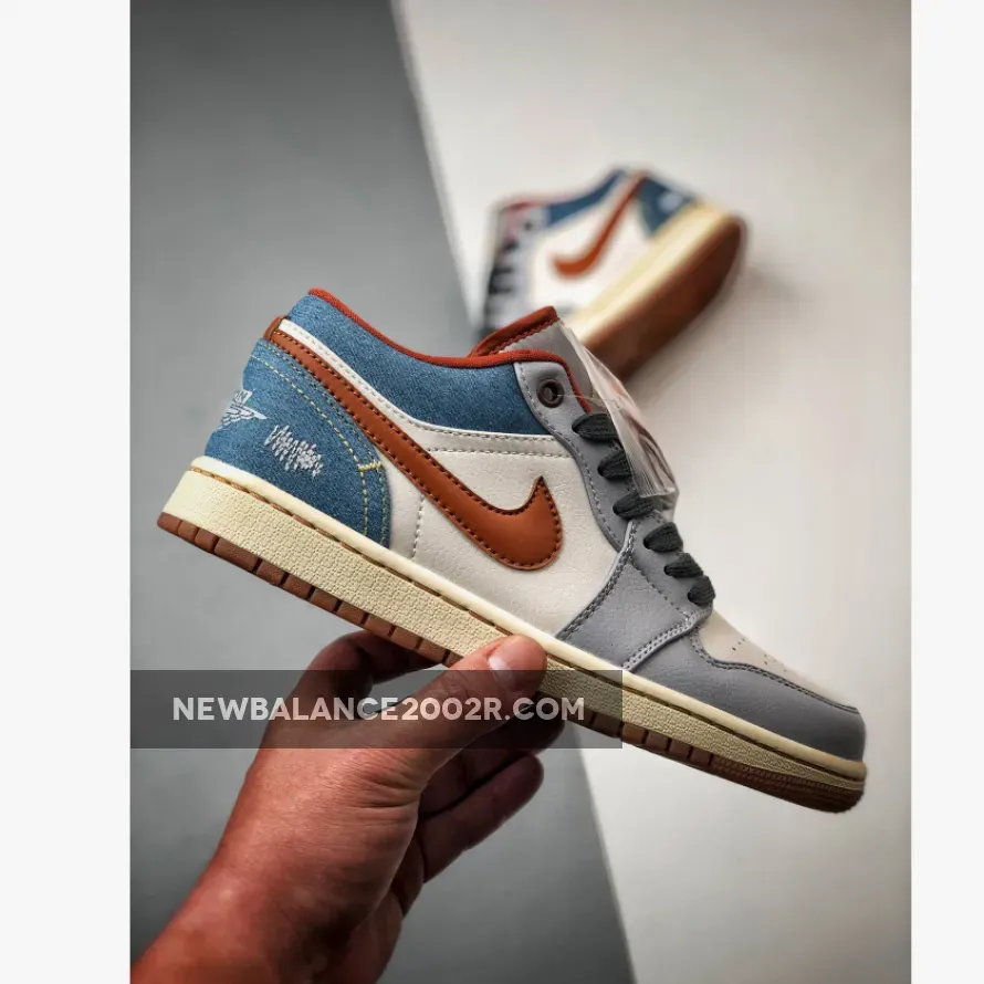 Air Jordan 1 Low Denim Phantom Multi