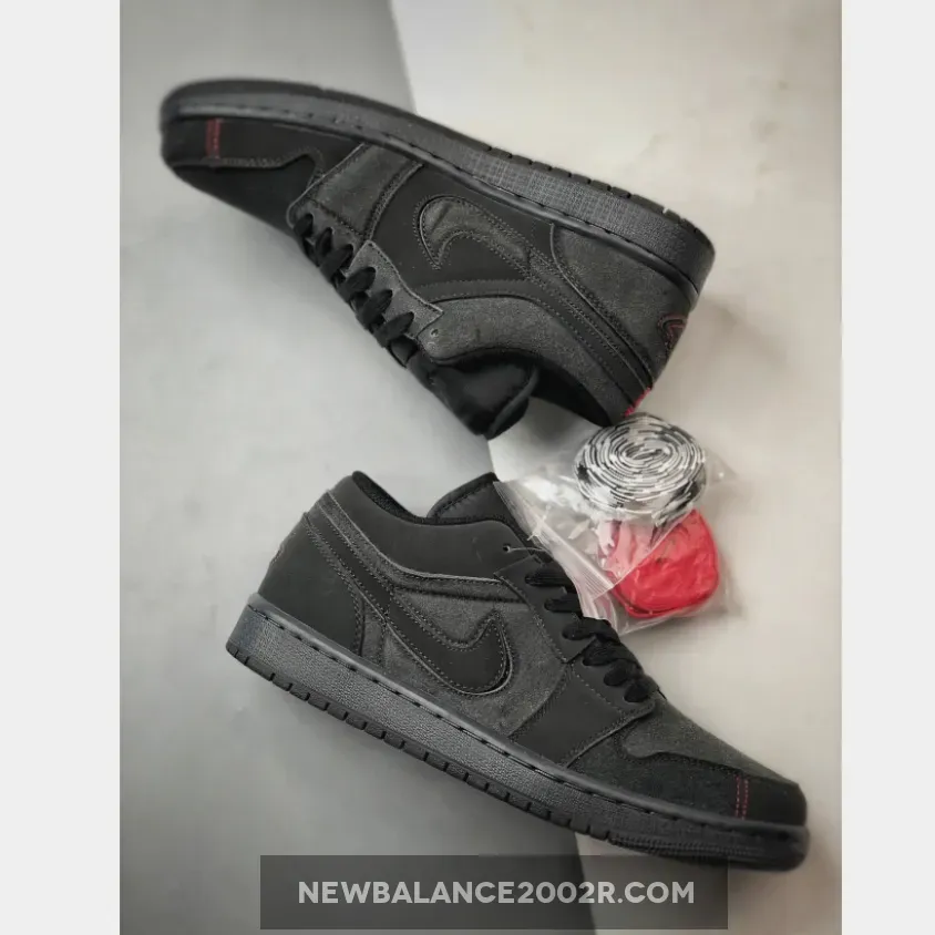 Air Jordan 1 Low Grey Red Stitch Air Jordan 1 Low Grey Red Stitch