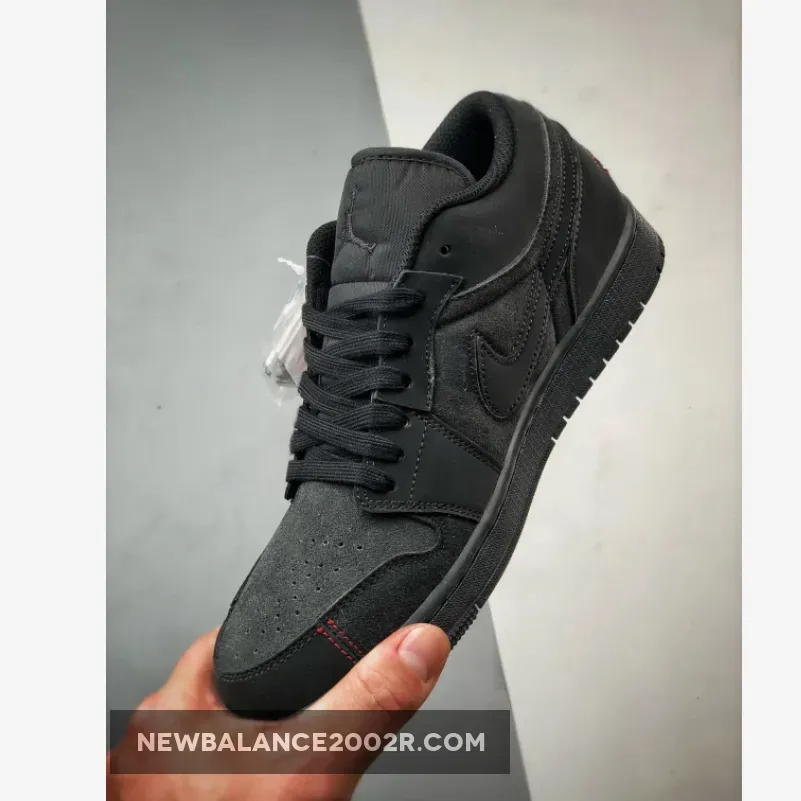 Air Jordan 1 Low Grey Red Stitch Air Jordan 1 Low Grey Red Stitch