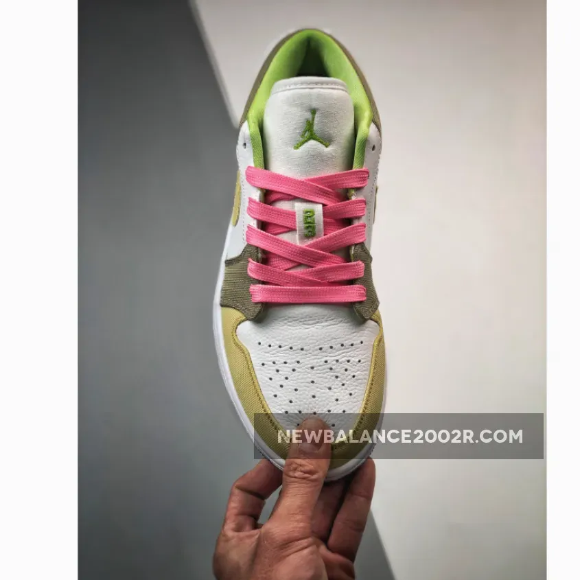 Air Jordan 1 Low GS Recycled White/Tan-Pink Air Jordan 1 Low GS Recycled White/Tan-Pink