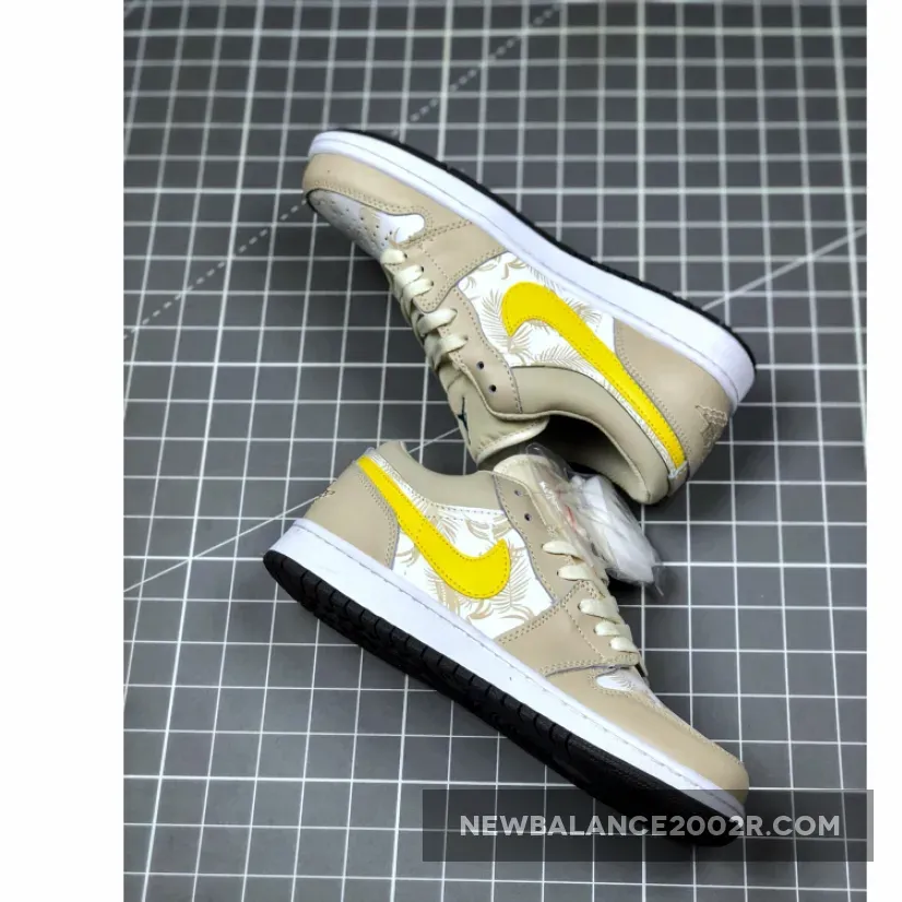 Air Jordan 1 Low Light Orewood Brown/Amarillo-White-Blue Air Jordan 1 Low Light Orewood Brown/Amarillo-White-Blue