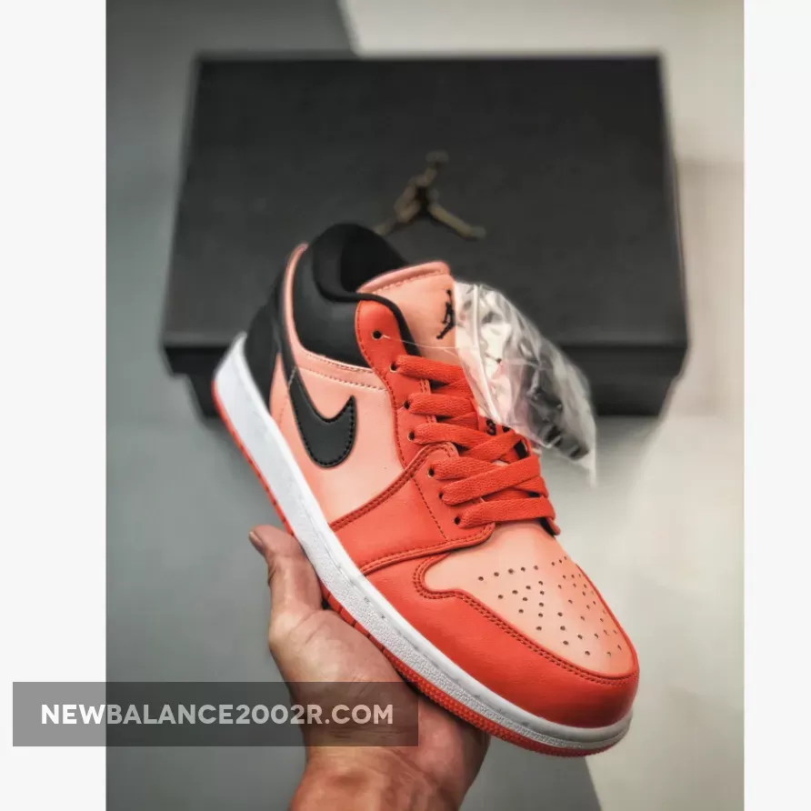 Air Jordan 1 Low Orange And Black