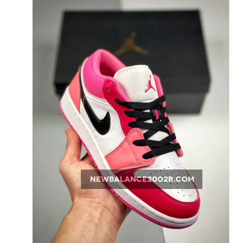 Air Jordan 1 Low Pinksicle/Rush Pink-Red