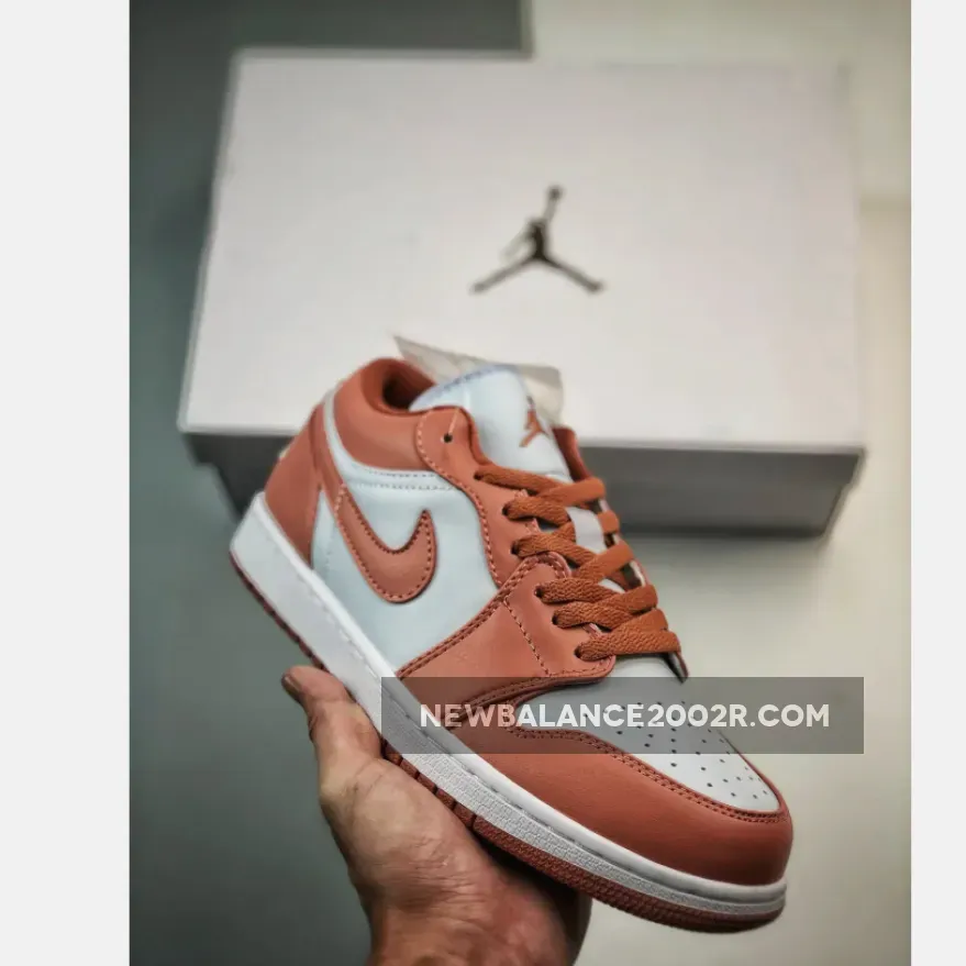 Air Jordan 1 Low Pure Platinum/Sky J Orange