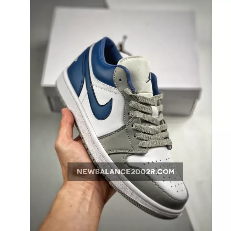 Air Jordan 1 Low White Grey Blue