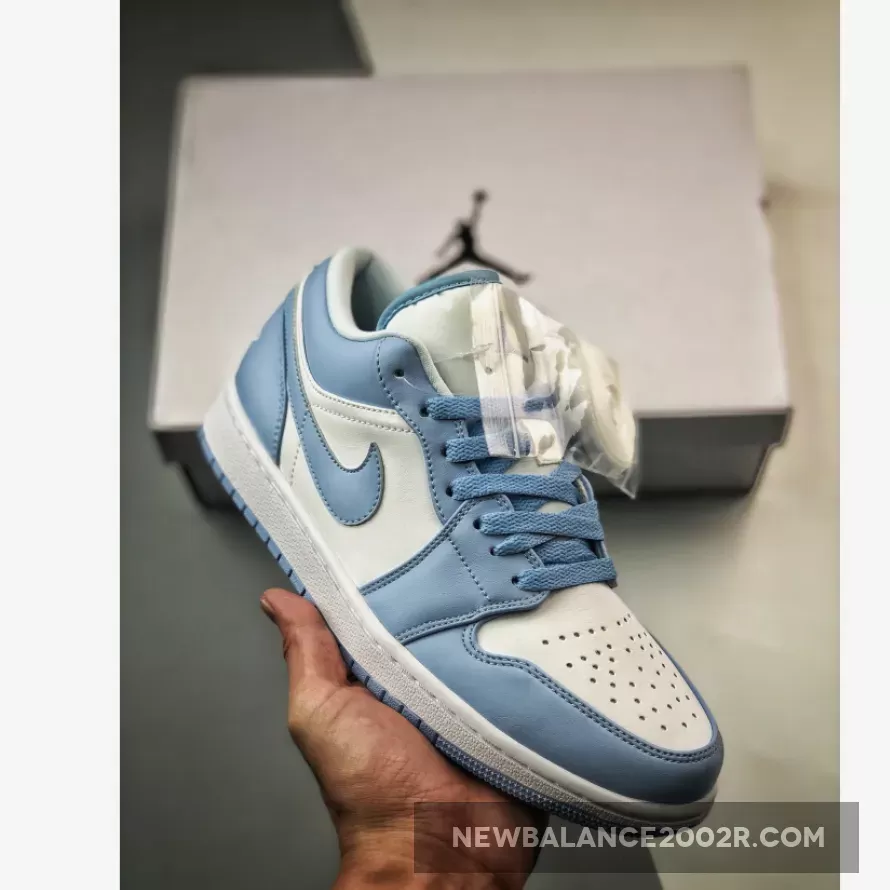 Air Jordan 1 Low White/Ice Blue