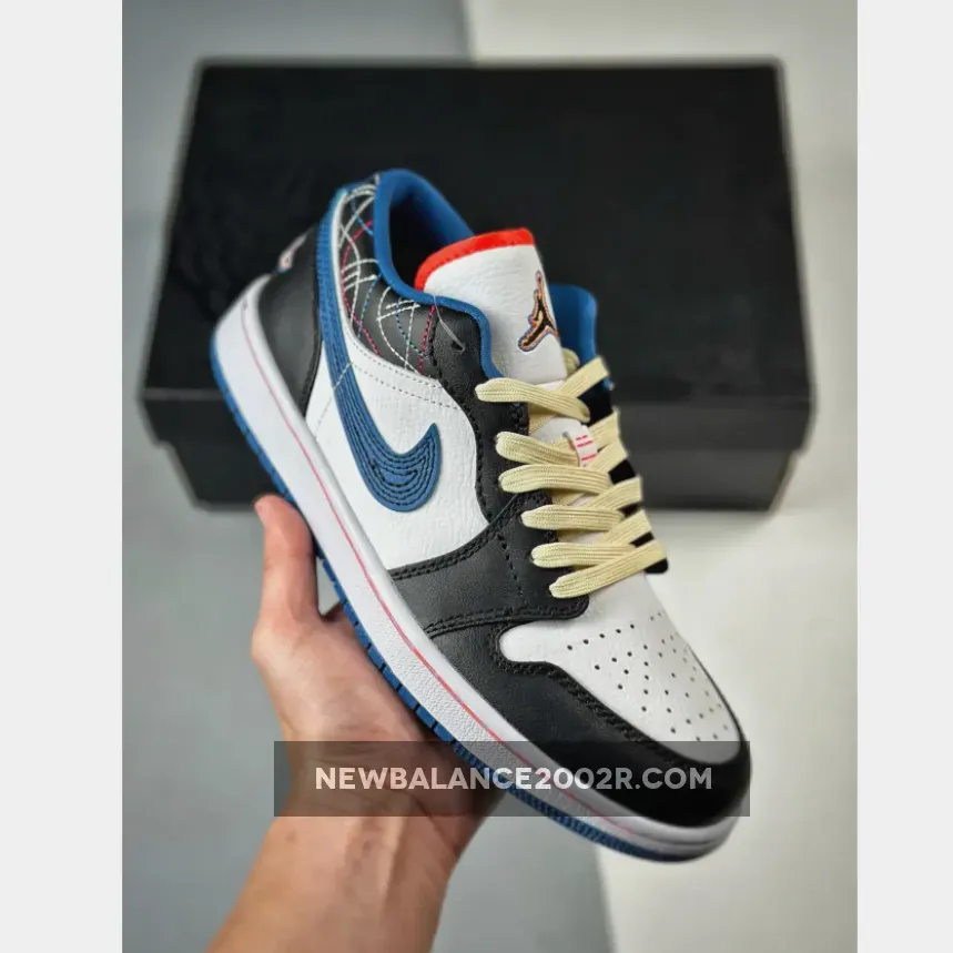 Air Jordan 1 Low White Industrial Blue