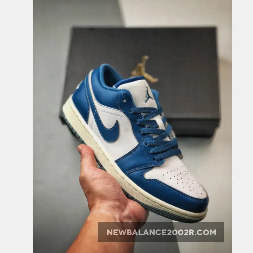 Air Jordan 1 Low White Industrial Blue