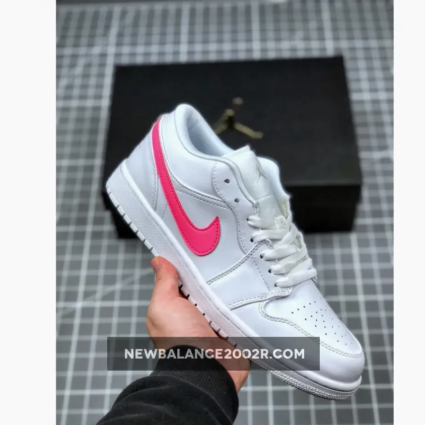 Air Jordan 1 Low White Multi-Color Swoosh