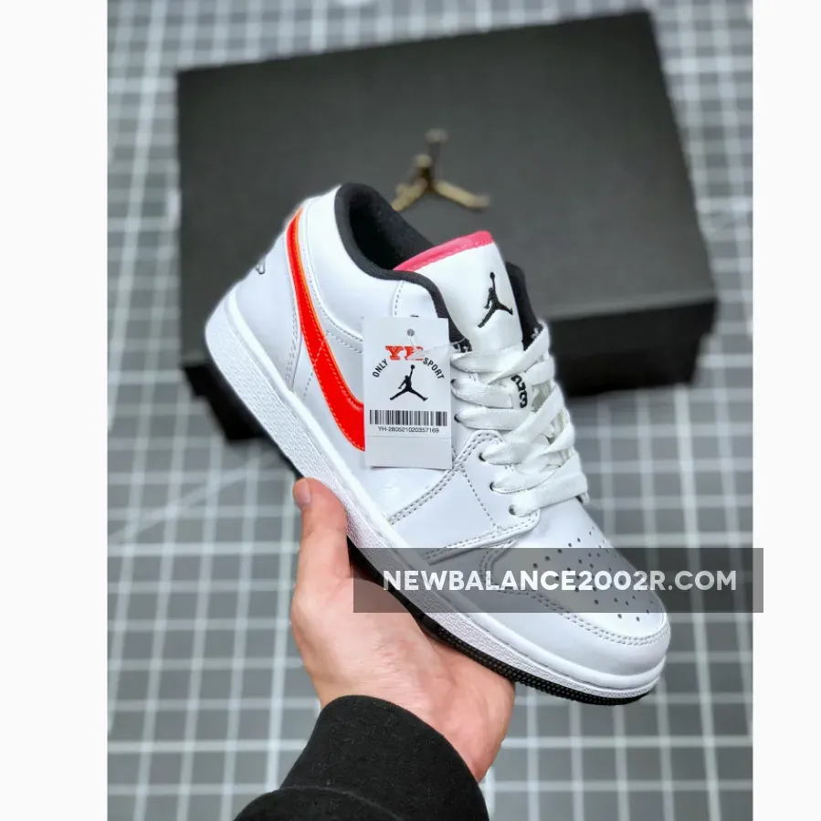 Air Jordan 1 Low ‘White Multi-Color Swoosh’