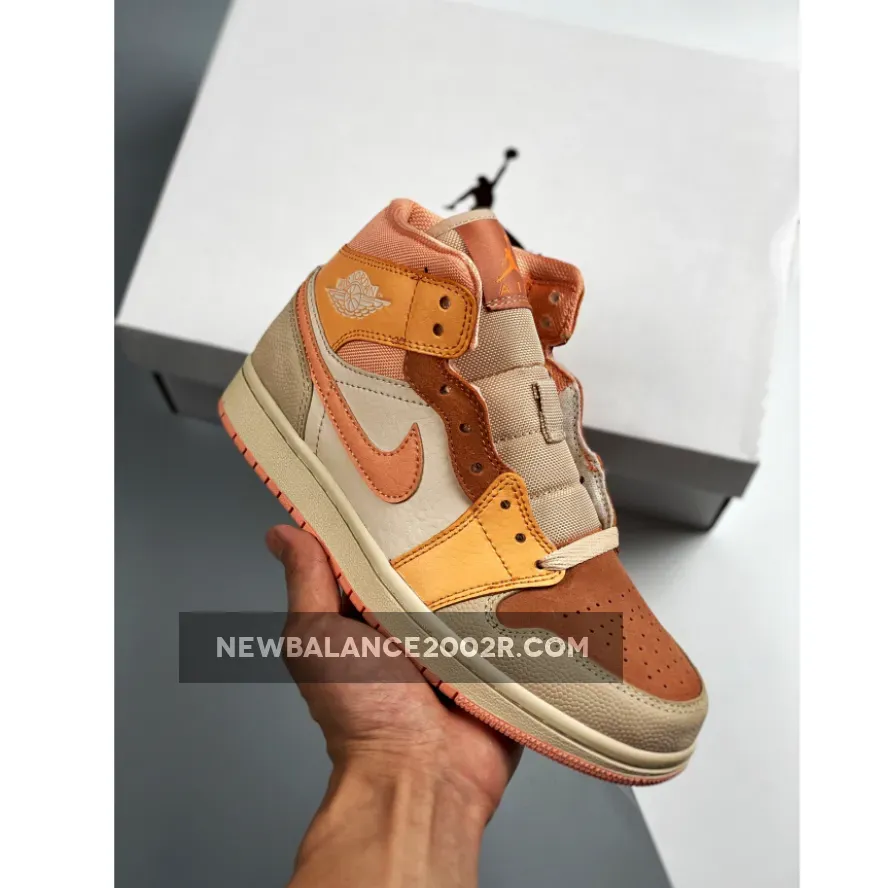 Air Jordan 1 Mid Apricot Orange
