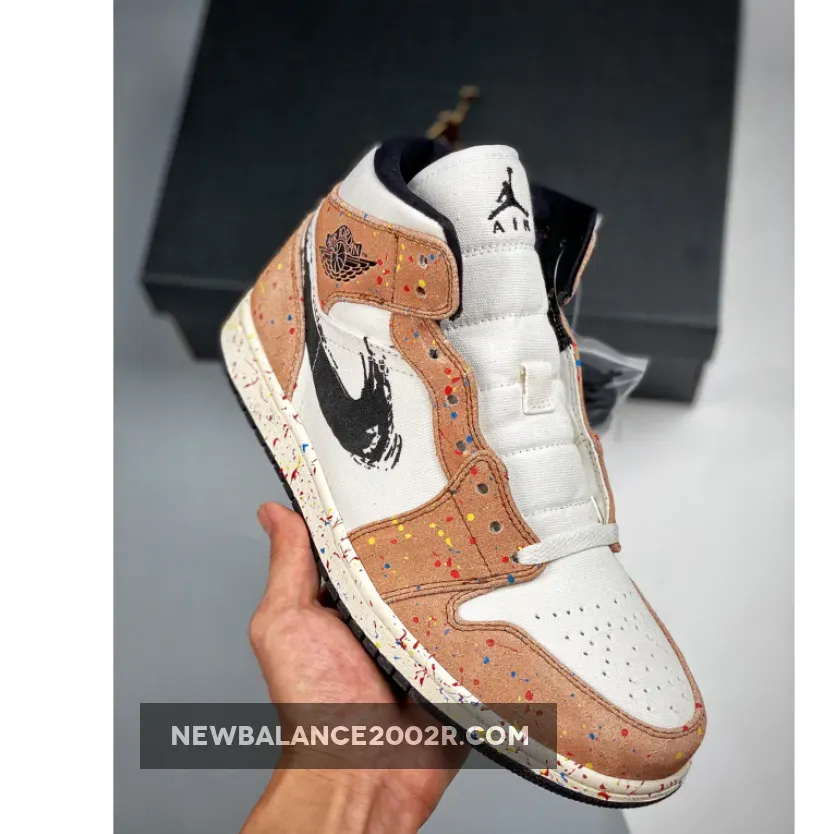Air Jordan 1 Mid Brushstroke