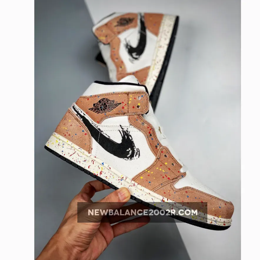Air Jordan 1 Mid Brushstroke Air Jordan 1 Mid Brushstroke