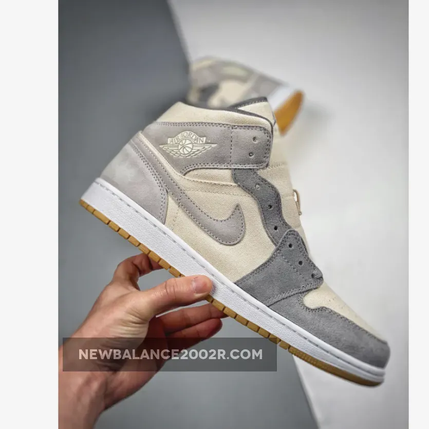 Air Jordan 1 Mid Cream Grey Air Jordan 1 Mid Cream Grey