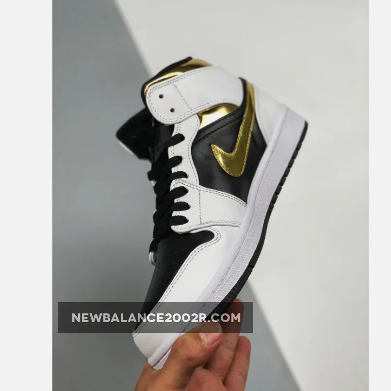 Air Jordan 1 Mid GS White Gold WMNS Air Jordan 1 Mid GS White Gold WMNS