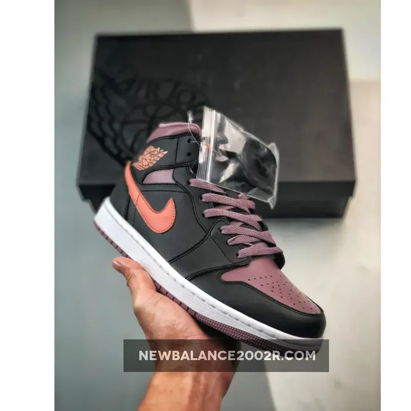 Air Jordan 1 Mid SE Black/Sky J Orange-Sky J Mauve