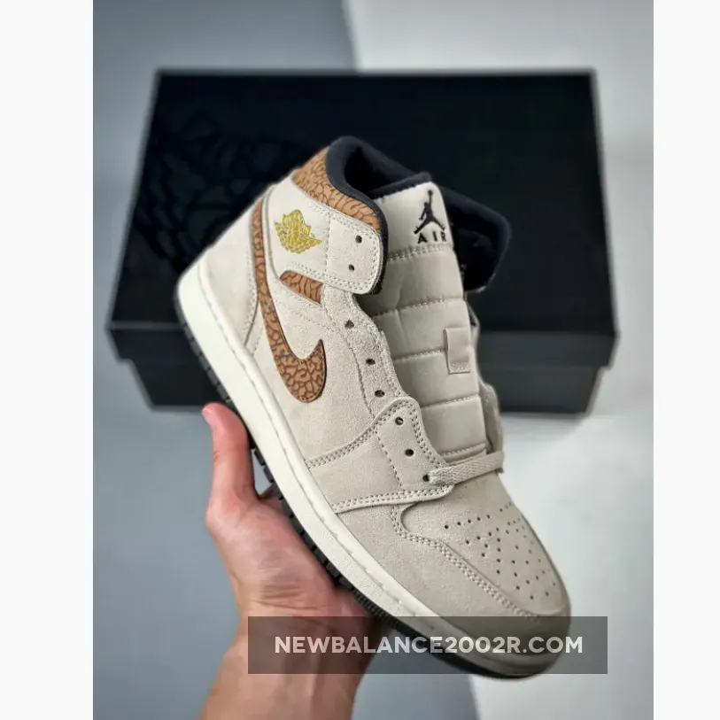 Air Jordan 1 Mid SE Brown Elephant