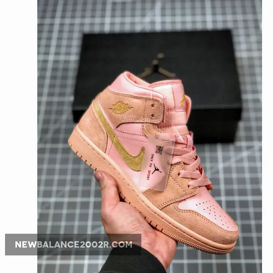 Air Jordan 1 Mid SE GS "Coral Stardust"