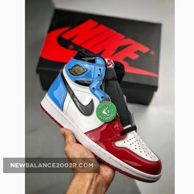 Air Jordan 1 Retro High 'Les Twin – Fearless' AJ1 White/University Blue-Varsity Red-Black