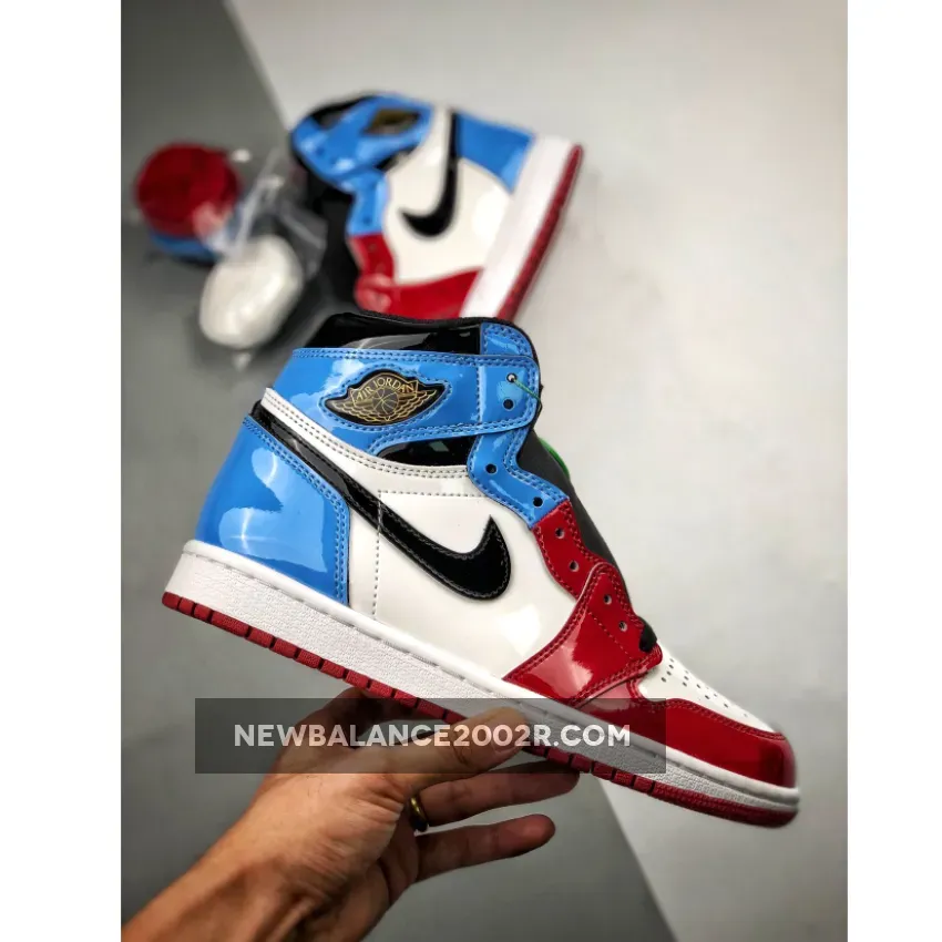 Air Jordan 1 Retro High 'Les Twin – Fearless' AJ1 White/University Blue-Varsity Red-Black Air Jordan 1 Retro High 'Les Twin – Fearless' AJ1 White/University Blue-Varsity Red-Black