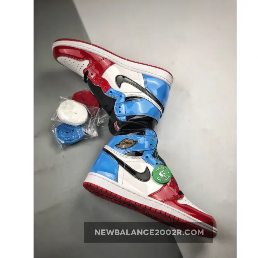 Air Jordan 1 Retro High 'Les Twin – Fearless' AJ1 White/University Blue-Varsity Red-Black Air Jordan 1 Retro High 'Les Twin – Fearless' AJ1 White/University Blue-Varsity Red-Black