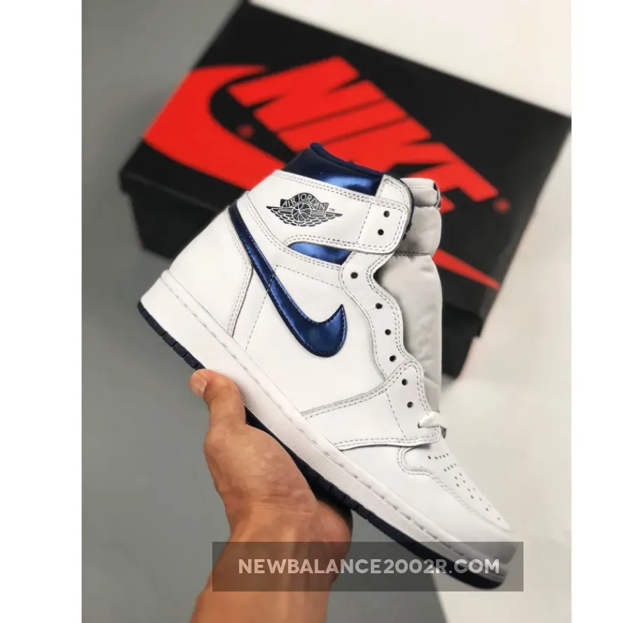 Air Jordan 1 Retro High OG White/Midnight Navy